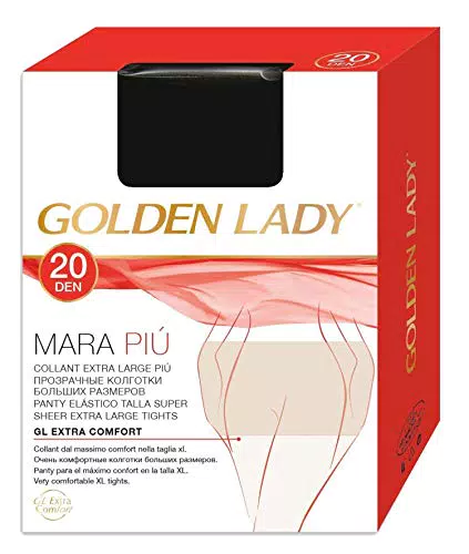 GOLDEN LADY Collant Mara, Melon, Taglia XXL Donna