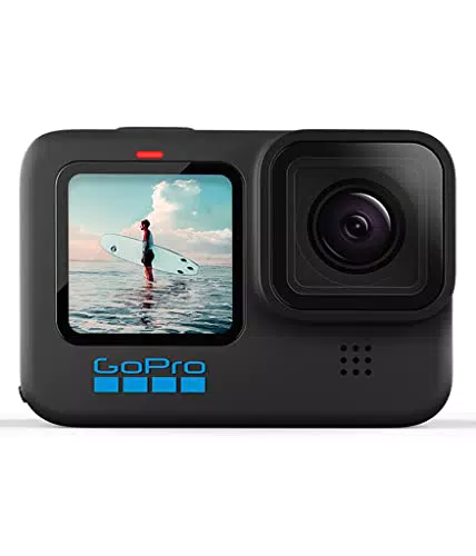 GoPro HERO10 Black - Action Camera impermeabile con LCD anteriore e schermi posteriori touch