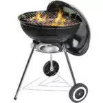 Grandma Shark BBQ Barbecue Sferico 18 pollici, 45 cm con 2 Ruote