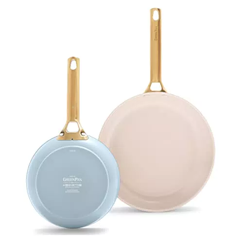 GreenPan Reserve Set di padelle in ceramica antiaderente anodizzata dura da 20 cm e 26 cm