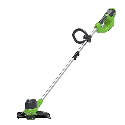 Greenworks G40LT Tagliabordi a Batteria per Giardini Medi