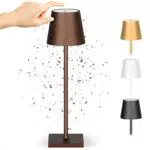 GremayShop: Lampada da Tavolo Senza Fili Ricaricabile - 3 Livelli di Luminosità