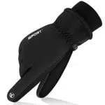 Guanti invernali guanti touch screen Guanti antivento freddo tempo guanti caldi termici per la corsa ciclismo attività all'aperto per uomini e donne