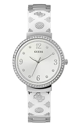 Guess Orologio Analogico Quarzo Donna con Cinturino in Plastica