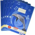 Herlitz - Quaderni formato A4, 32 pagine, a righe con sfondo colorato; certificazione FSC; confezione da 10 pezzi