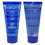 HIBROS Crema Depilatoria Uomo Doccia Pelli Sensibili Depilazione Gambe Braccia Petto Schiena Gel Delicata Professionale Indolore Sport Sportivo Ciclismo Rimozione Peli Duri Superflui 200ml