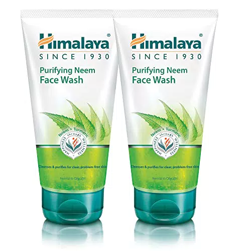 HIMALAYA HERBALS Gel detergente viso purificante al neem, 2 pezzi
