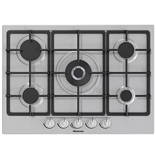 Hisense GM773XF Piano Cottura a Gas, 5 Zone di Cottura