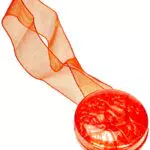 Home Collection MAB118 Calamita Bottone, Resina, Arancio