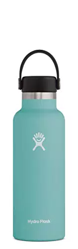HYDRO FLASK - Borraccia in acciaio inossidabile con isolamento sottovuoto, verde salvia