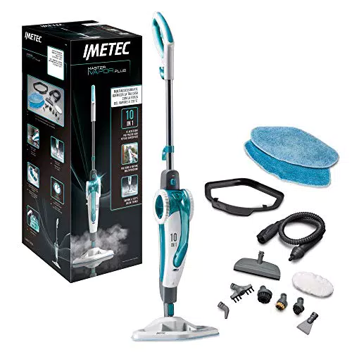 Imetec Master Plus SM02 Scopa Lavapavimenti 120°C, 10 Accessori