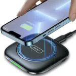 INIU 15W Caricatore Wireless Pad, Ricarica Rapida Wireless con funzione Temp°Guard per iPhone 14 13 12 Mini Pro Max Plus Xr Xs X 8 Samsung Galaxy S22 S21 S20 AirPods Huawei Xiaomi Google Pixel ECC