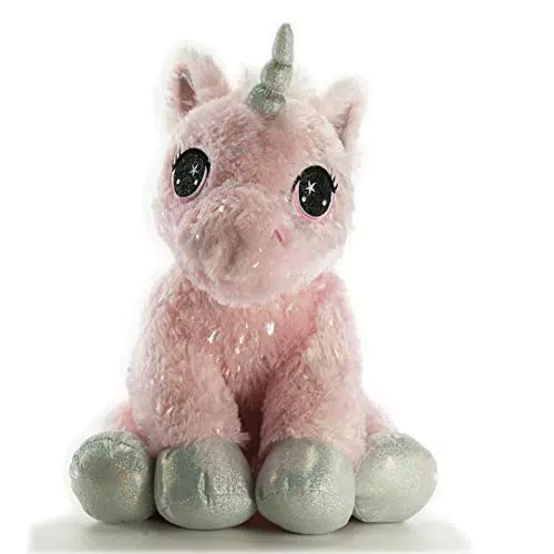 InnoGIO Peluche Unicorno 60 cm Rosa con Brillantini