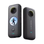insta360 ONE X2 Fotocamera panoramica con stabilizzazione FlowState 5.7K 30 fps Touch screen LCD 10 m Corpo impermeabile HDR Tempo di streaming live a 360 °con batteria ricaricabile da 1630 mAh