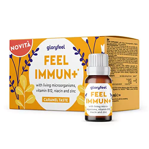 Integratore Feel Immun Plus con Probiotici Vivi, Vitamina B12