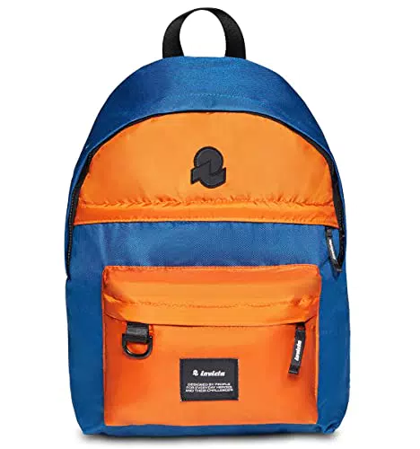 Invicta, Zaino American Colorblock Unisex Adulto, Blu/Arancione