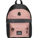 Invicta, Zaino American Colorblock Unisex Adulto, Nero/Rosa
