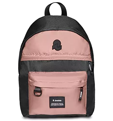 Invicta, Zaino American Colorblock Unisex Adulto, Nero/Rosa