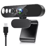 Webcam per PC con Doppio Microfono Stereo 1080P