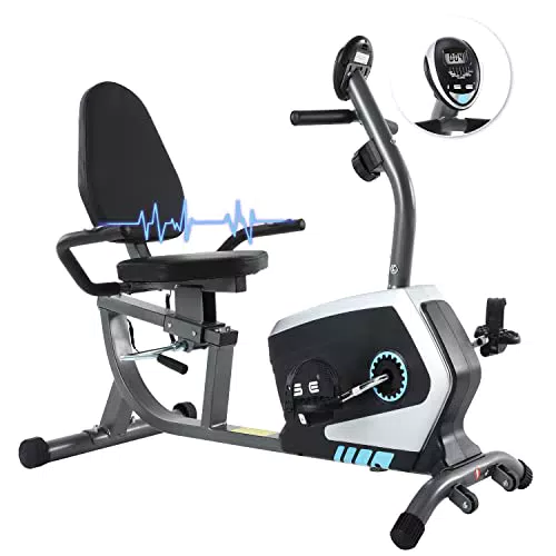 ISE Cyclette Orizzontale Magnetico con Sella Regolabile