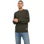 Jack & Jones Jjeatlas Knit Crew Neck Noos Maglione, Rosin