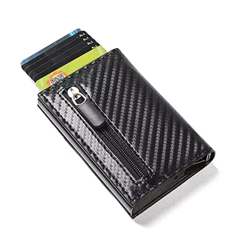 JUANZI Portacarte di Credito Uomo con Protezione RFID