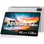 jumper Android 12 Tablet, Gaming Tablet 128GB ROM, LTE 4G, 5G/2.4G WLAN, FHD 1920x1200 IPS, Octa-Core, Type-C, Google GMS, GPS, OTG, Bluetooth 5.0, Face ID, Metal, 2023