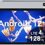 jumper Tablet Android 12, 6GB DDR4 128GB ROM, 10.1 Pollici Tablet