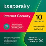 Kaspersky Internet Security 2022, 10 Dispositivi, 1 Utente