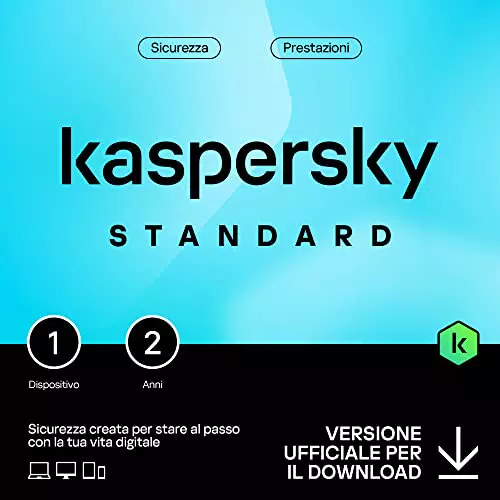Kaspersky Standard 2023, 1 dispositivo, 1 anno, Sicurezza avanzata