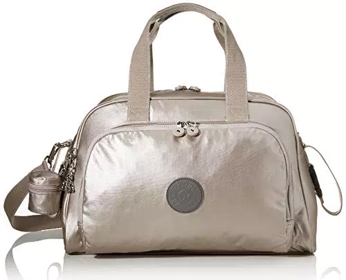 Kipling Camama, Borse per bambini Donna, Argento, Taglia Unica