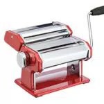 KitchenCraft Macchina per Pasta in Acciaio Inossidabile, Colore Rosso