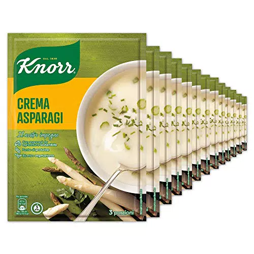 Knorr Crema con Asparagi - Confezione da 13 Pezzi - 1.18 kg