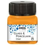 KREUL 16292 Vernice a Base d'Acqua per Vetro e Porcellana, Arancione