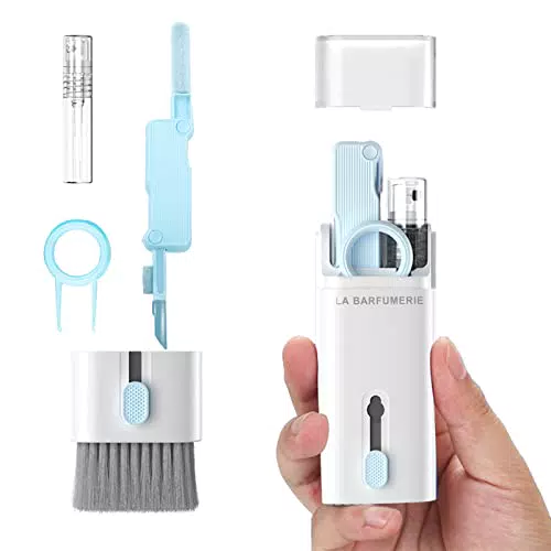 LA BARFUMERIE Kit pulizia elettronica: spazzola per tastiera, strumento di pulizia Airpod, pulitore per schermo del telefono.