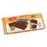 LAGO, Plaisir ChocoBrick 3x45g, Wafer con Crema al Cacao 24% Ricoperti da un Dolce Strato di Cioccolato Fondente