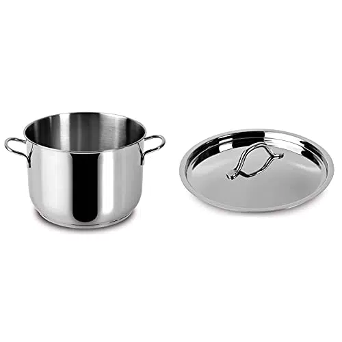 Lagostina 010715020422 Every Pentola, Acciaio Inox, Diametro 22 Cm