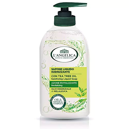 L'Angelica Sapone Liquido Ad Azione Igienizzante Con Olio Essenziale Di Malaleuca - 300 ml