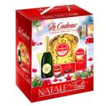 LE CADEAU, Confezione Regalo Scatola Natale In Festa Panettone