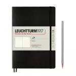 Leuchtturm1917, taccuino, copertina morbida A puntini Medium Nero