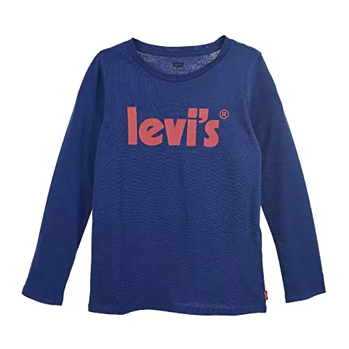 Levi's Kids  LS POSTER LOGO TOP, Bambine e Ragazze