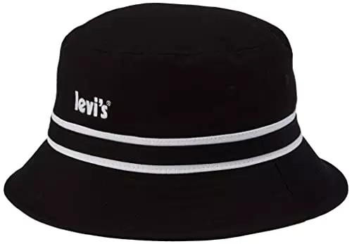 Levi's Cappello da pescatore a falda larga, nero