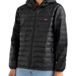 Levi's Presidio Pkbl Hooded Jkt Mineral Black, Jacket Uomo