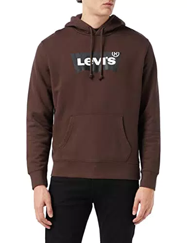 Levi's Standard Graphic Hoodie Graphics, Mil-Tec-Felpa con Cappuccio BW Ssnl Hot Fudge