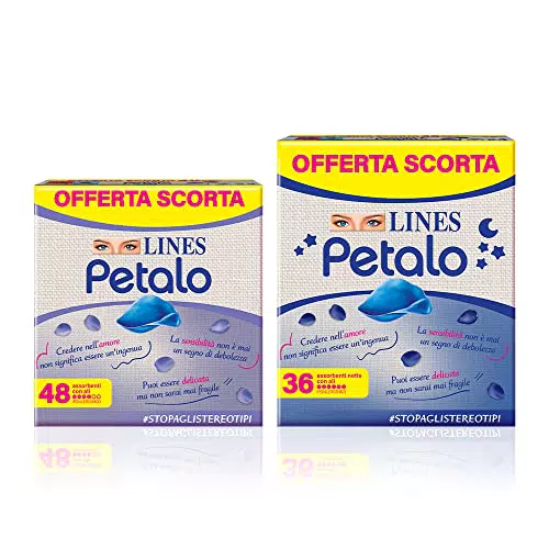 LINEE PETALO Ultra Giorno Assorbenti con Ali, STOCK PACK