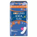 Lines Idea Assorbenti Ultra Notte Distesi, Confezione da 14 Pezzi