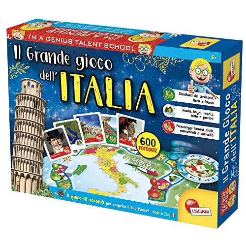 Liscianigiochi 51156 Il Grande Gioco Dell'Italia, Multicolore