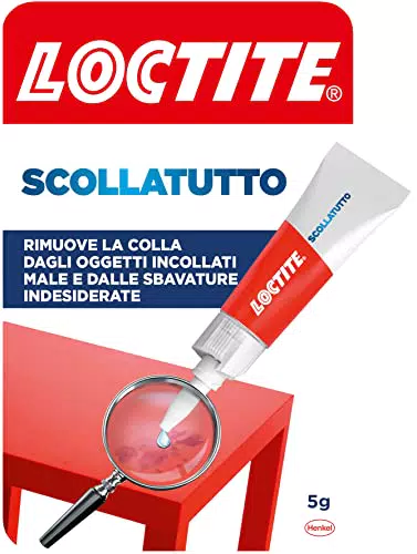 Loctite Scollatutto, Rimuovi colla in tubetto per tutte le superfici