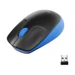 Logitech M190 Mouse Wireless, Design Ricurvo Ambidestro
