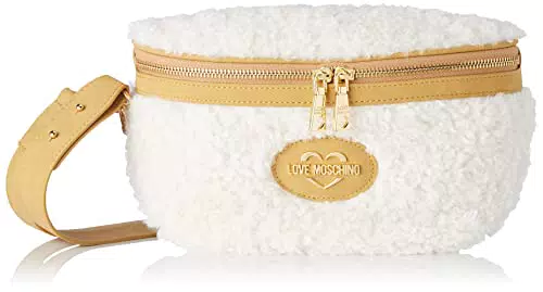 Love Moschino JC4387PP0FKN1, Borsa a Spalla, Donna, Bianco